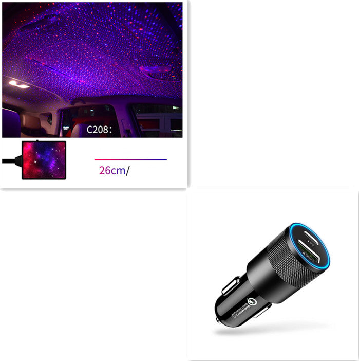Star Light Projector Party Lights USB LED Interior Car Lights Starry Sky Galaxy Night Lights