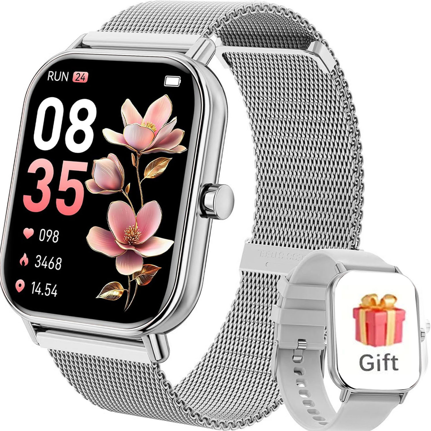 New Smartwatches, Featuring Message Alerts, Call Answering, Health Monitoring, Activity Tracking, Notification Reminders, And Fitness Functions.