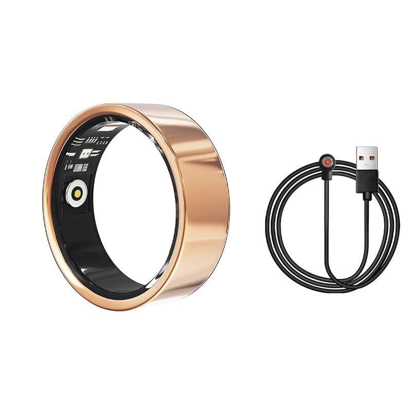 Smart Ring For Men And Women,IP68 Waterproof Level Bluetooth Fitness Tracker Rings Family Care