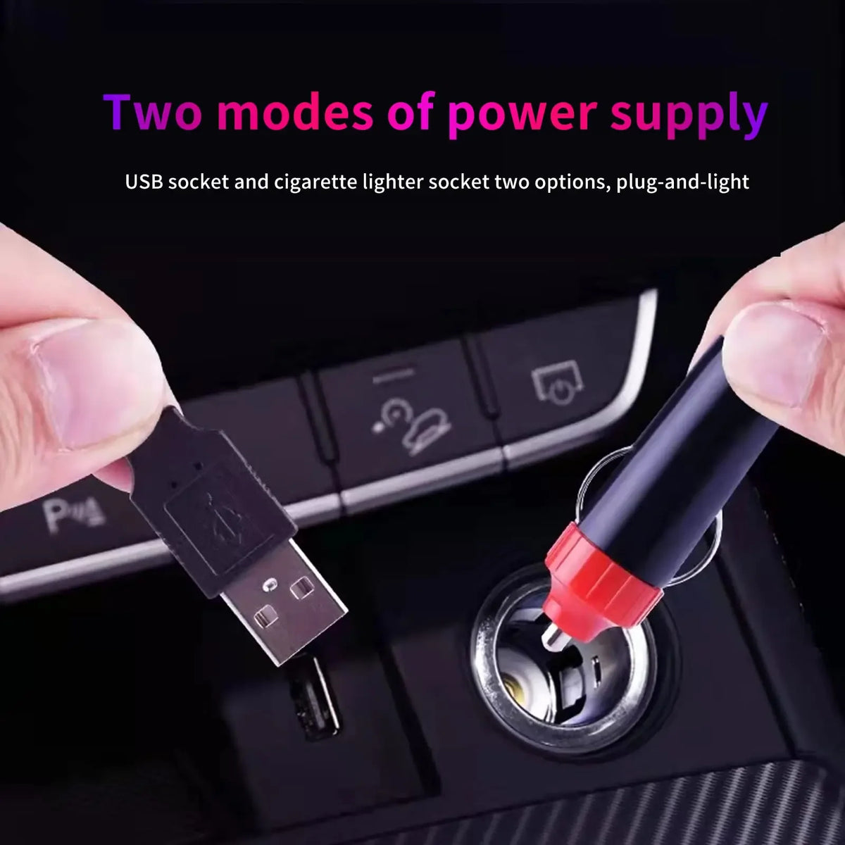 RGB Fiber Optic Car Interior Ambient Lighting Kit – App & Remote Control