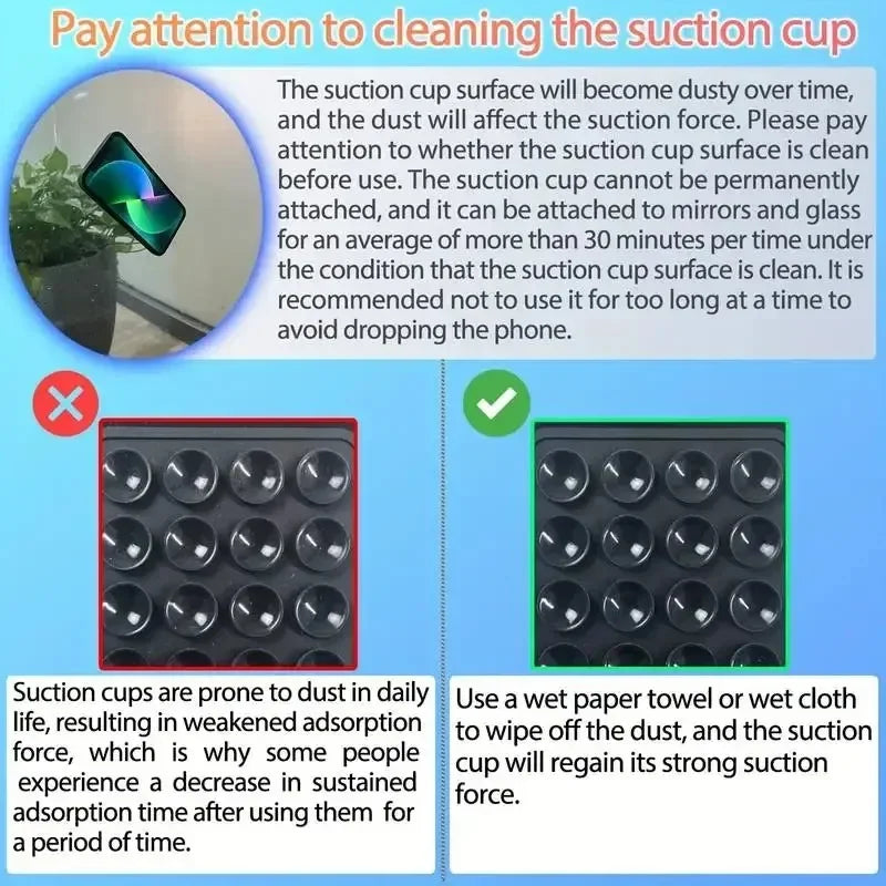 Silicone Suction Cup Phone Holder Mat