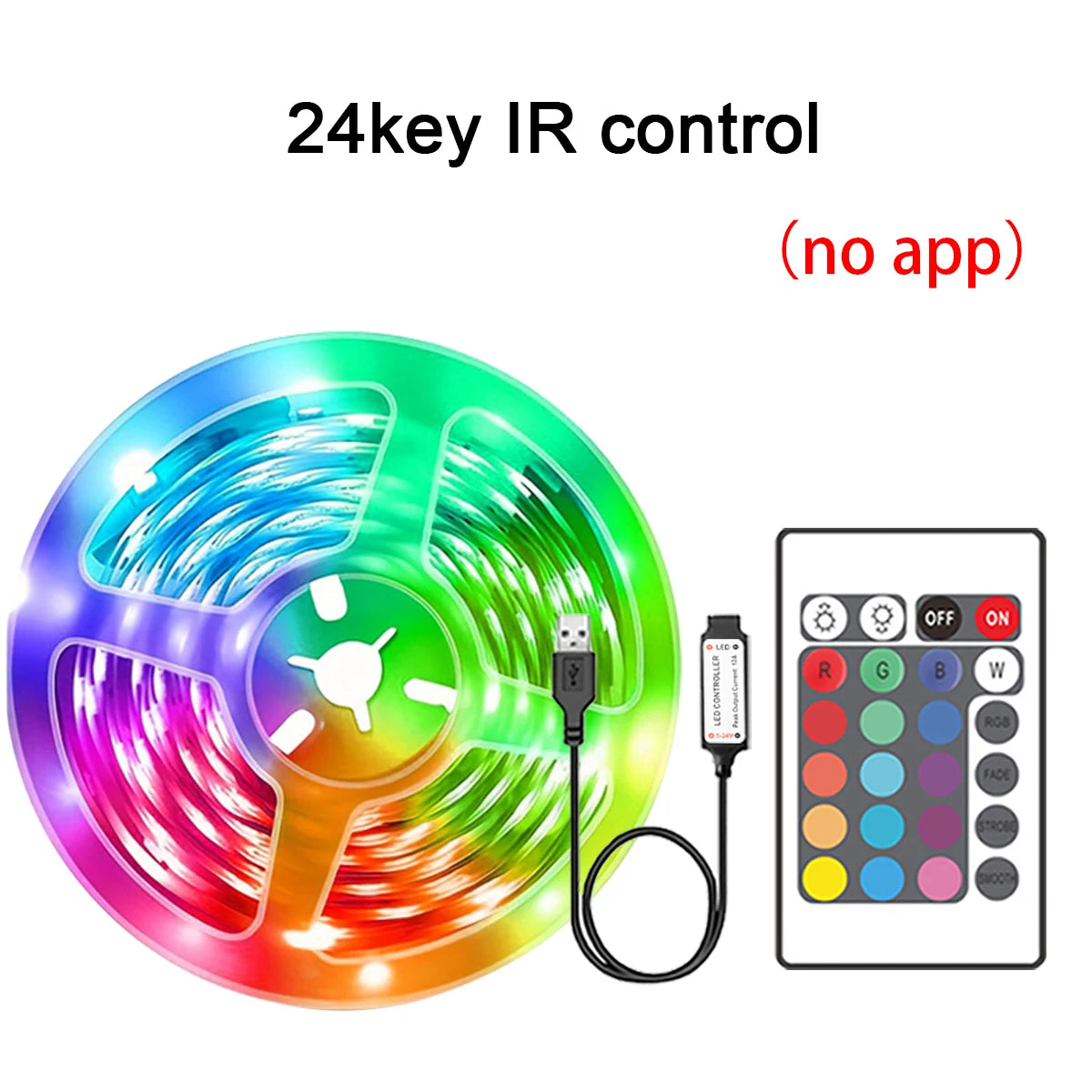 Smart RGB LED Strip Lights with App Control