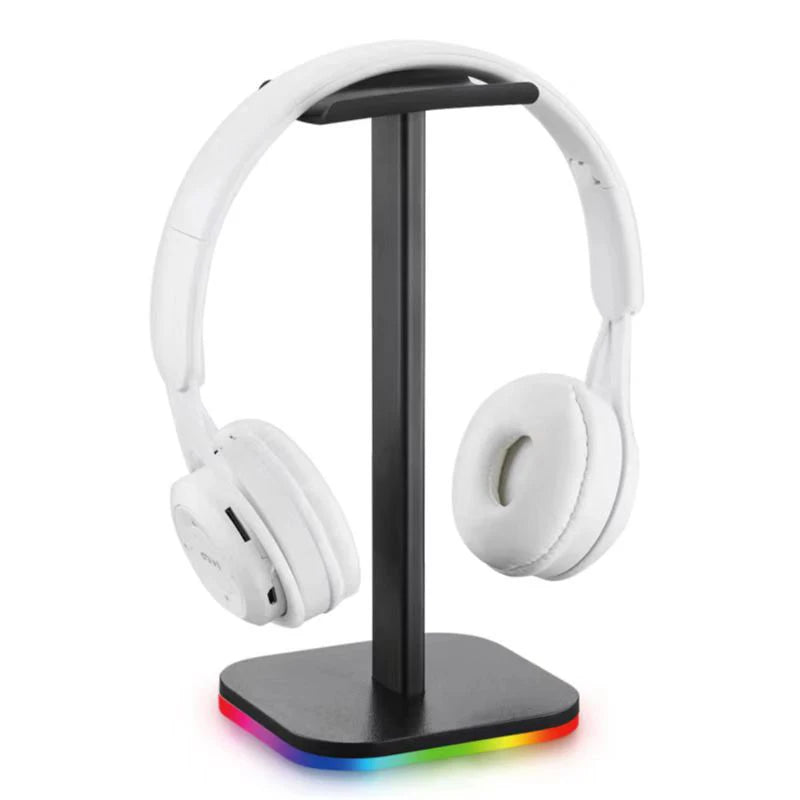 RGB Gaming Headphone Stand with 10 Light Modes & USB / 3.5mm Ports