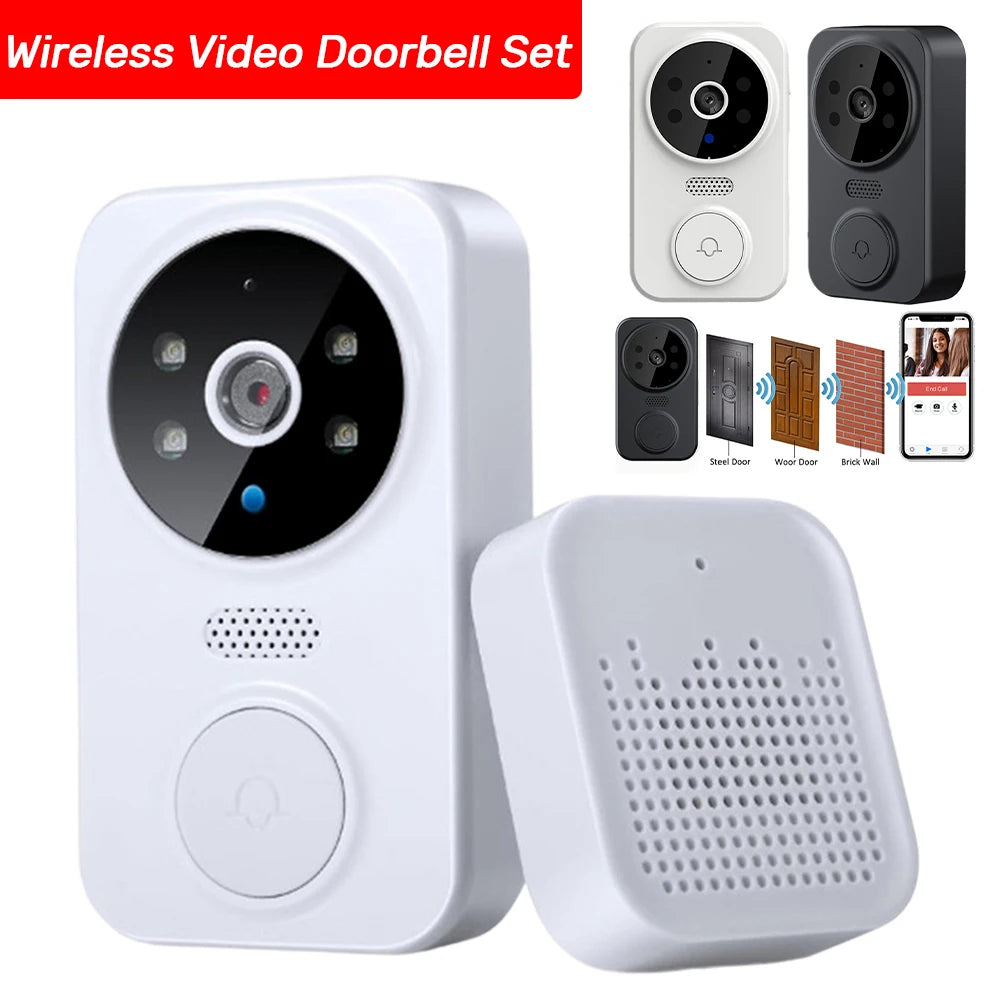 Smart Video Doorbell Camera – HD Night Vision & App Remote Control