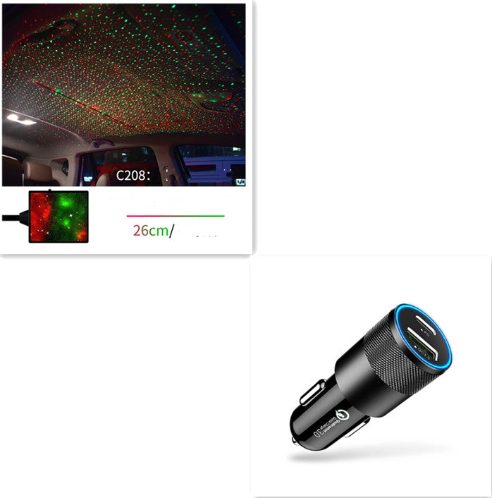 Star Light Projector Party Lights USB LED Interior Car Lights Starry Sky Galaxy Night Lights