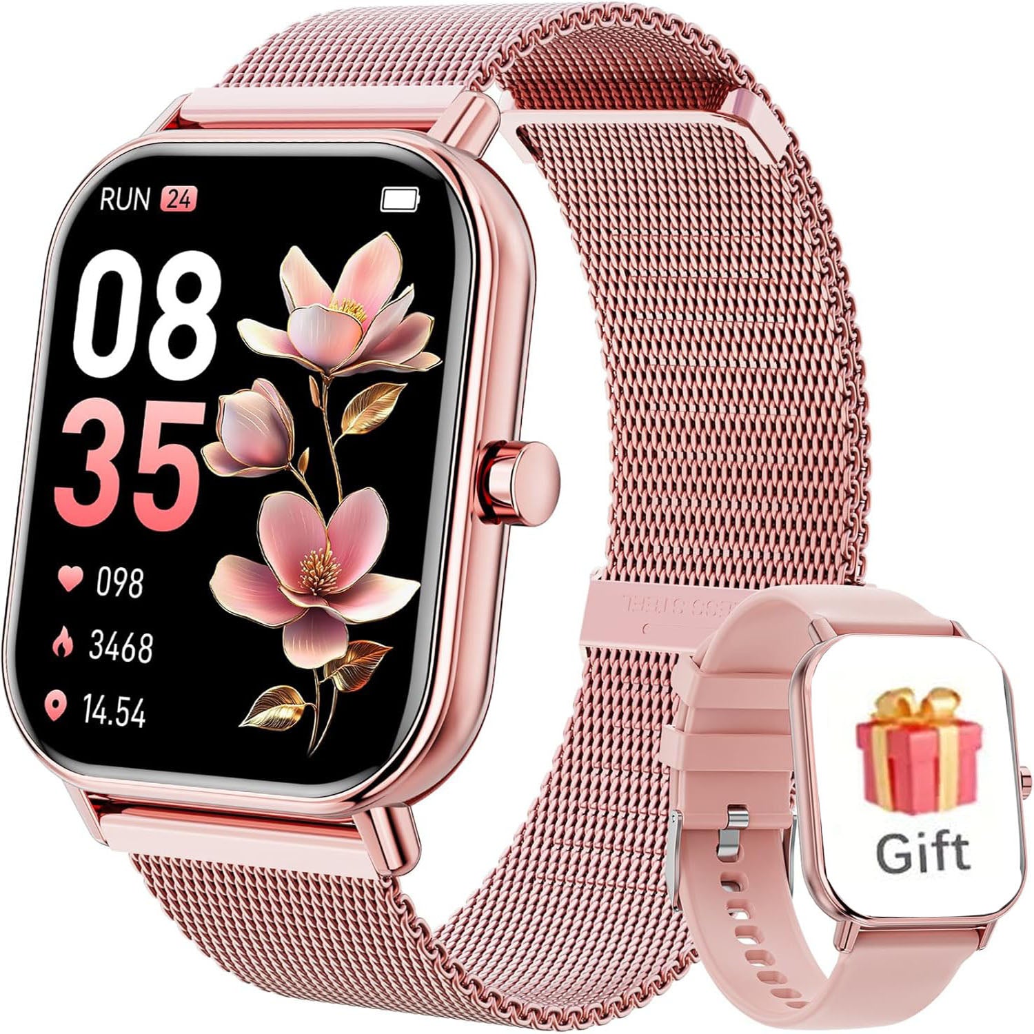 New Smartwatches, Featuring Message Alerts, Call Answering, Health Monitoring, Activity Tracking, Notification Reminders, And Fitness Functions.