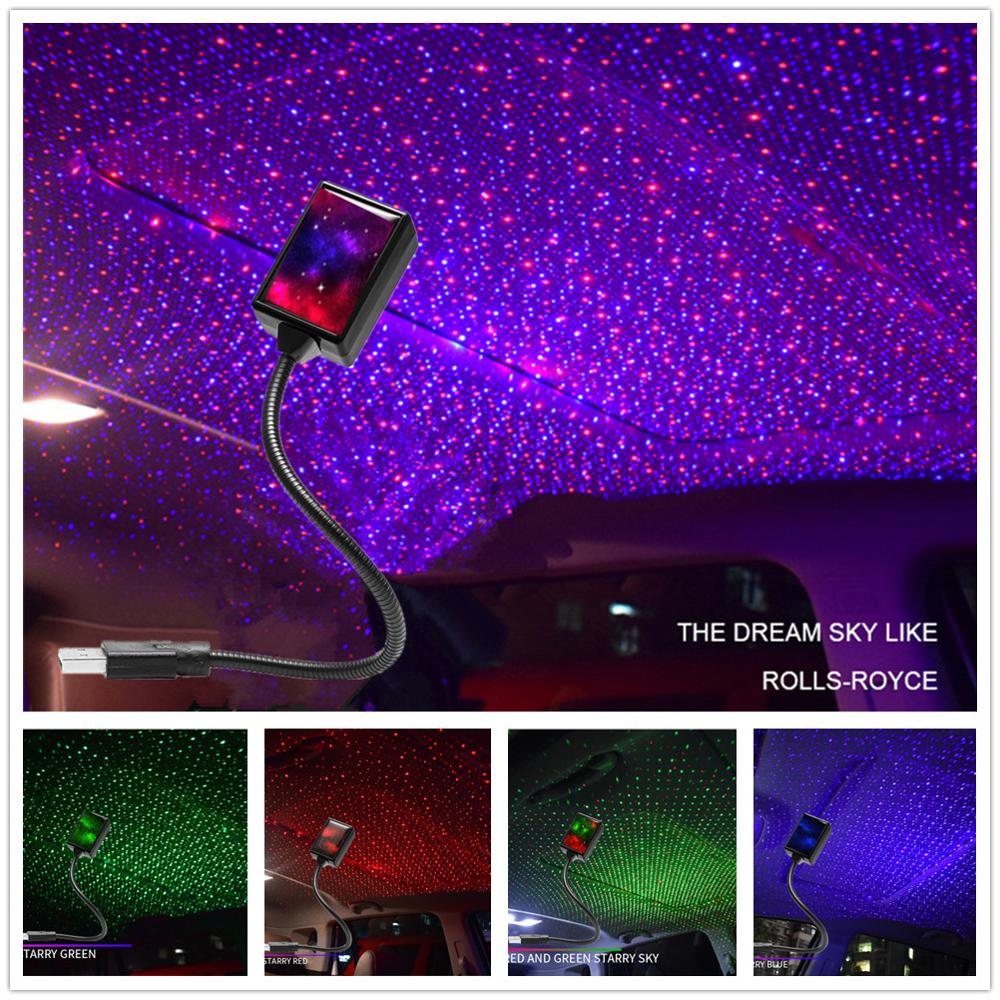 Star Light Projector Party Lights USB LED Interior Car Lights Starry Sky Galaxy Night Lights