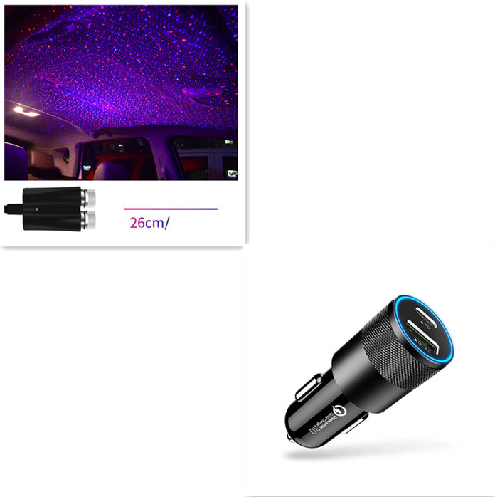 Star Light Projector Party Lights USB LED Interior Car Lights Starry Sky Galaxy Night Lights