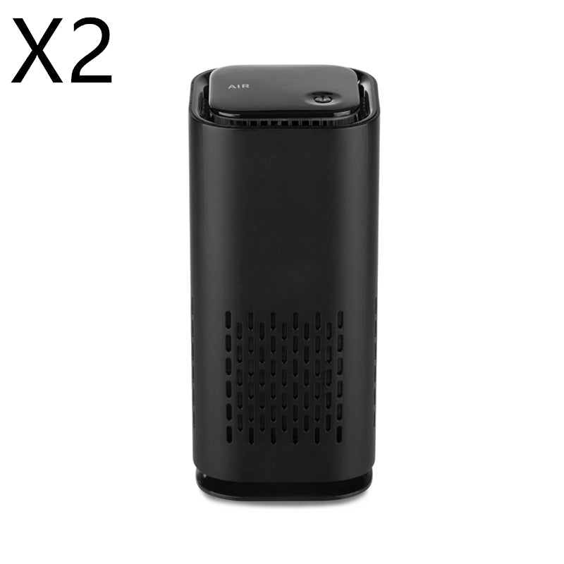 Spring New Arrival Mini Portable Car Air Purifiers With Usb Cable Charging Home Office HEPA Filter Car Air Purifier