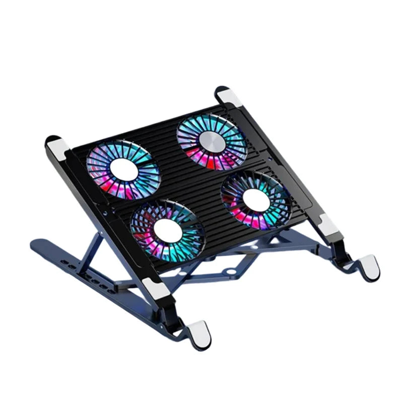 Foldable Laptop Cooling Pad with 4 Fans (13–17.3 Inch)