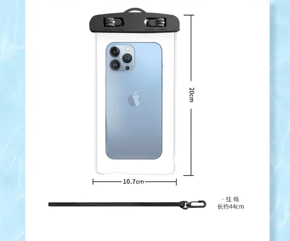 Universal Waterproof Phone Case Underwater Pouch Cover for iPhone & Smartphones