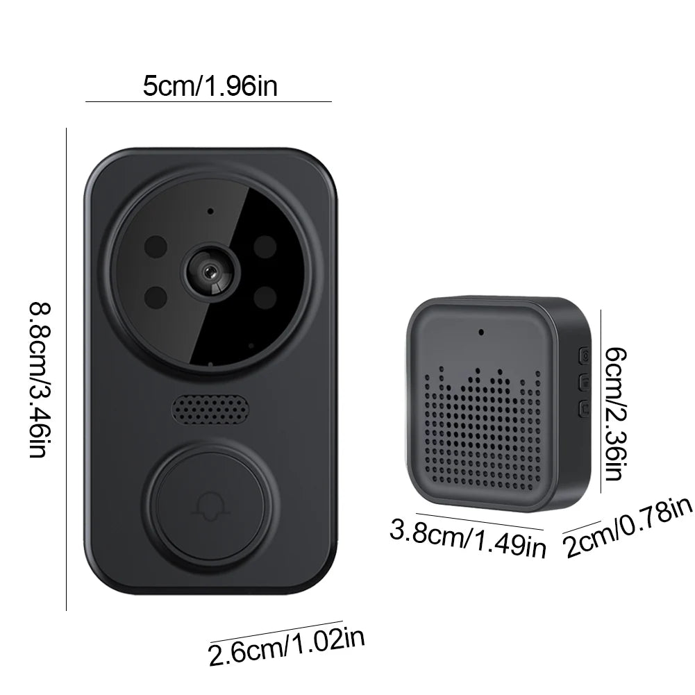 Smart Video Doorbell Camera – HD Night Vision & App Remote Control