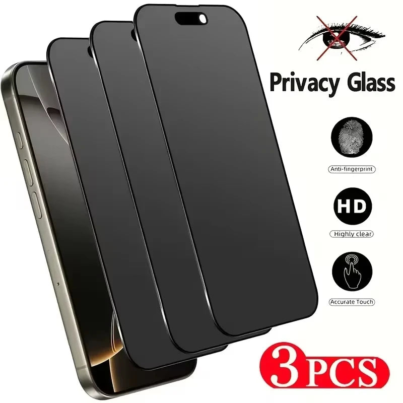 Anti-Spy Privacy Tempered Glass Screen Protector