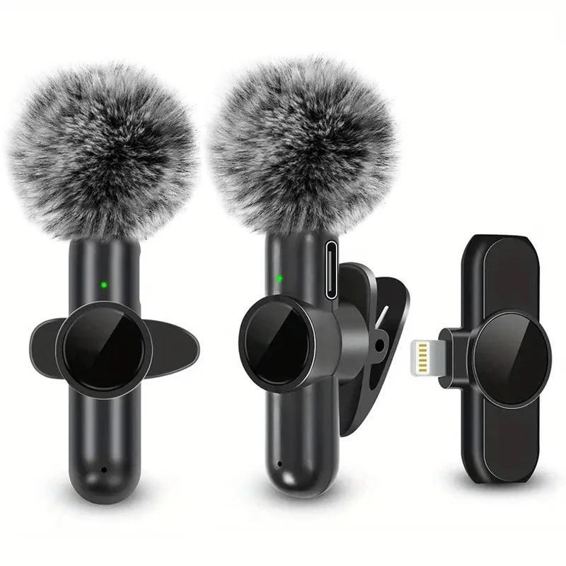 Wireless Clip-On Lavalier Microphones