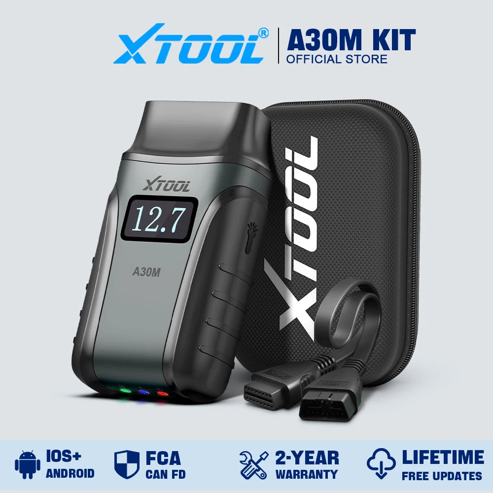 XTOOL Anyscan A30M Wireless OBD2 Scanner – 26+ Resets & CANFD