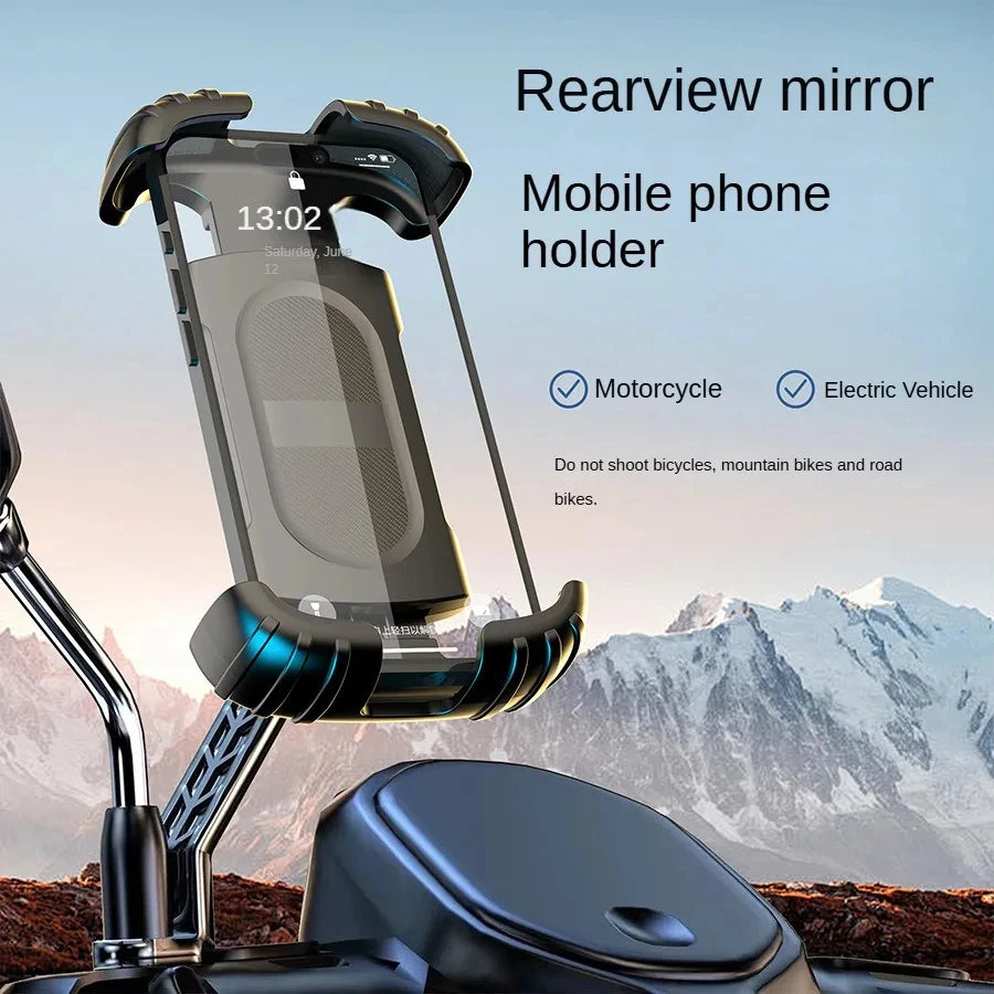 Universal 360° Adjustable Phone Mount for Motorcycle & Bicycle