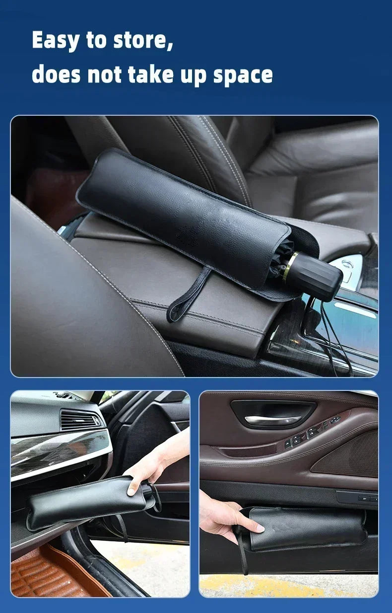 Retractable Car Windshield Sunshade – Foldable UV Protection