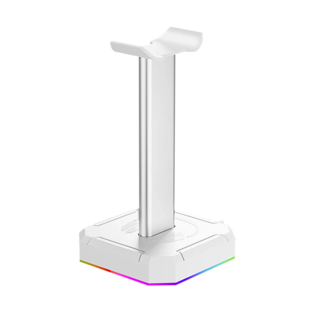 RGB Gaming Headphone Stand with 10 Light Modes & USB / 3.5mm Ports
