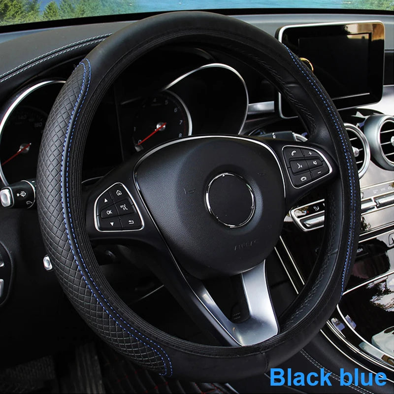 SEAMETAL Universal Steering Wheel Cover – Anti-Slip & Wear-Resistant (37–39cm)