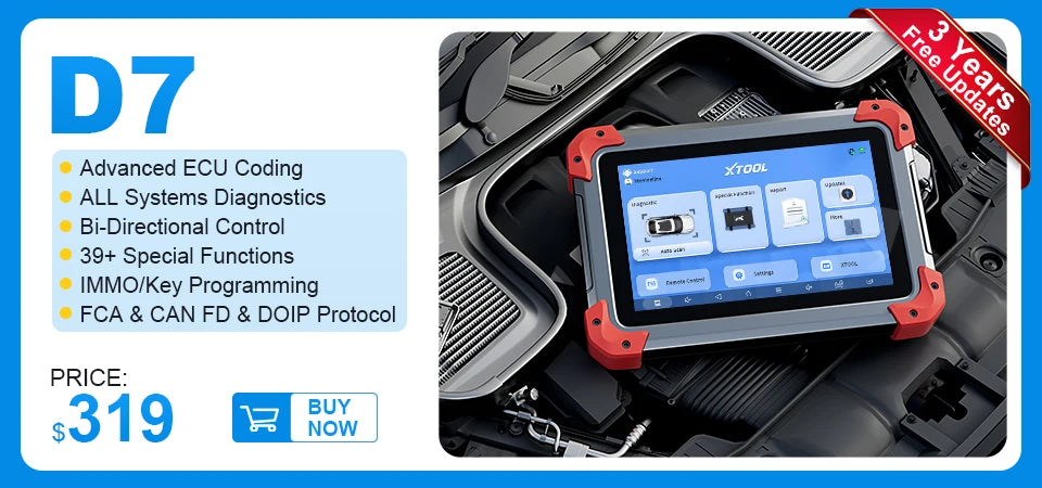 XTOOL Anyscan A30M Wireless OBD2 Scanner – 26+ Resets & CANFD