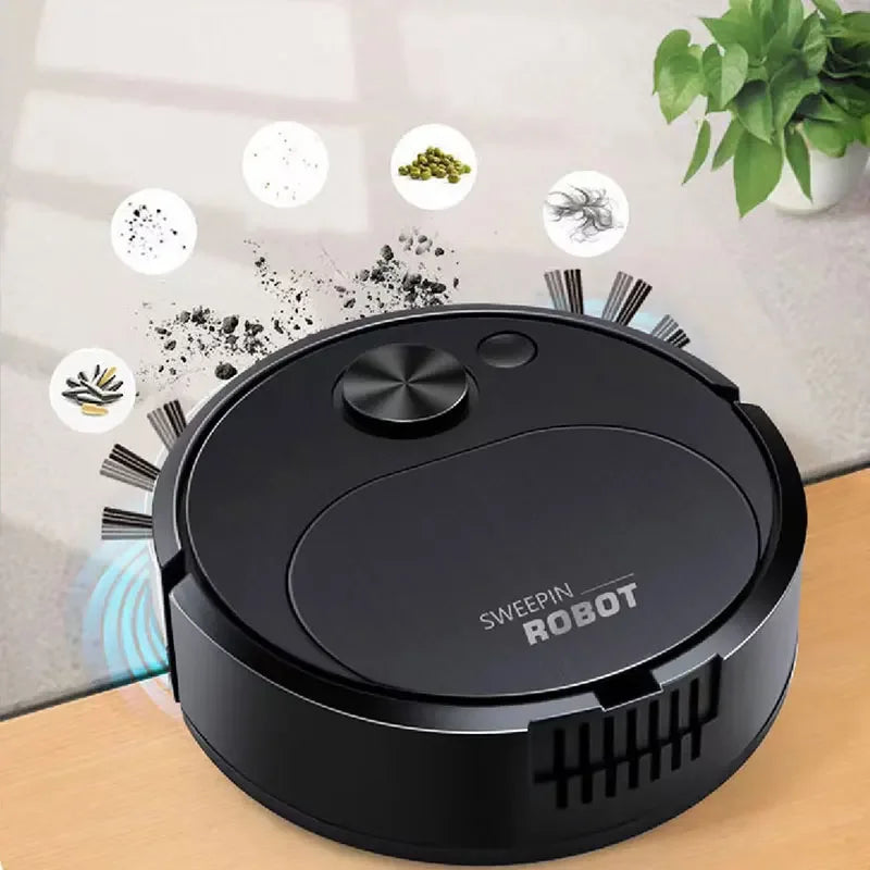 3-in-1 Smart Wireless Robot Vacuum Cleaner – 1800Pa Suction