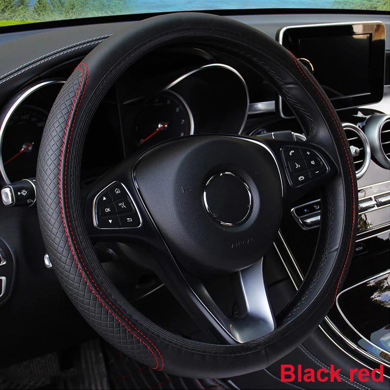 SEAMETAL Universal Steering Wheel Cover – Anti-Slip & Wear-Resistant (37–39cm)