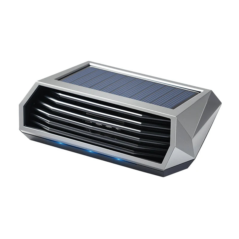 Solar-Powered Car Air Purifier with Smart Sensor