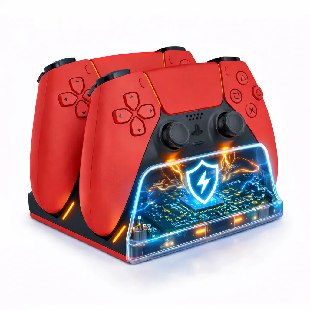 Dual Wireless Fast Charging Dock for PS5 Controllers