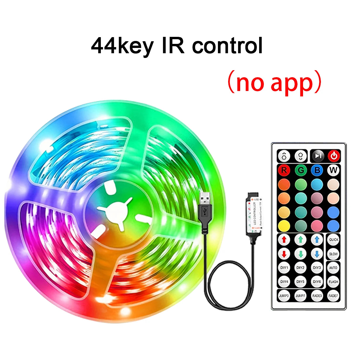 Smart RGB LED Strip Lights with App Control