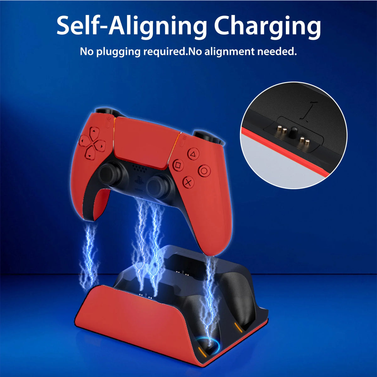 Dual Wireless Fast Charging Dock for PS5 Controllers