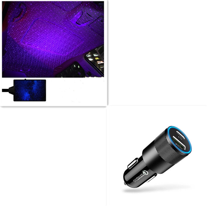 Star Light Projector Party Lights USB LED Interior Car Lights Starry Sky Galaxy Night Lights