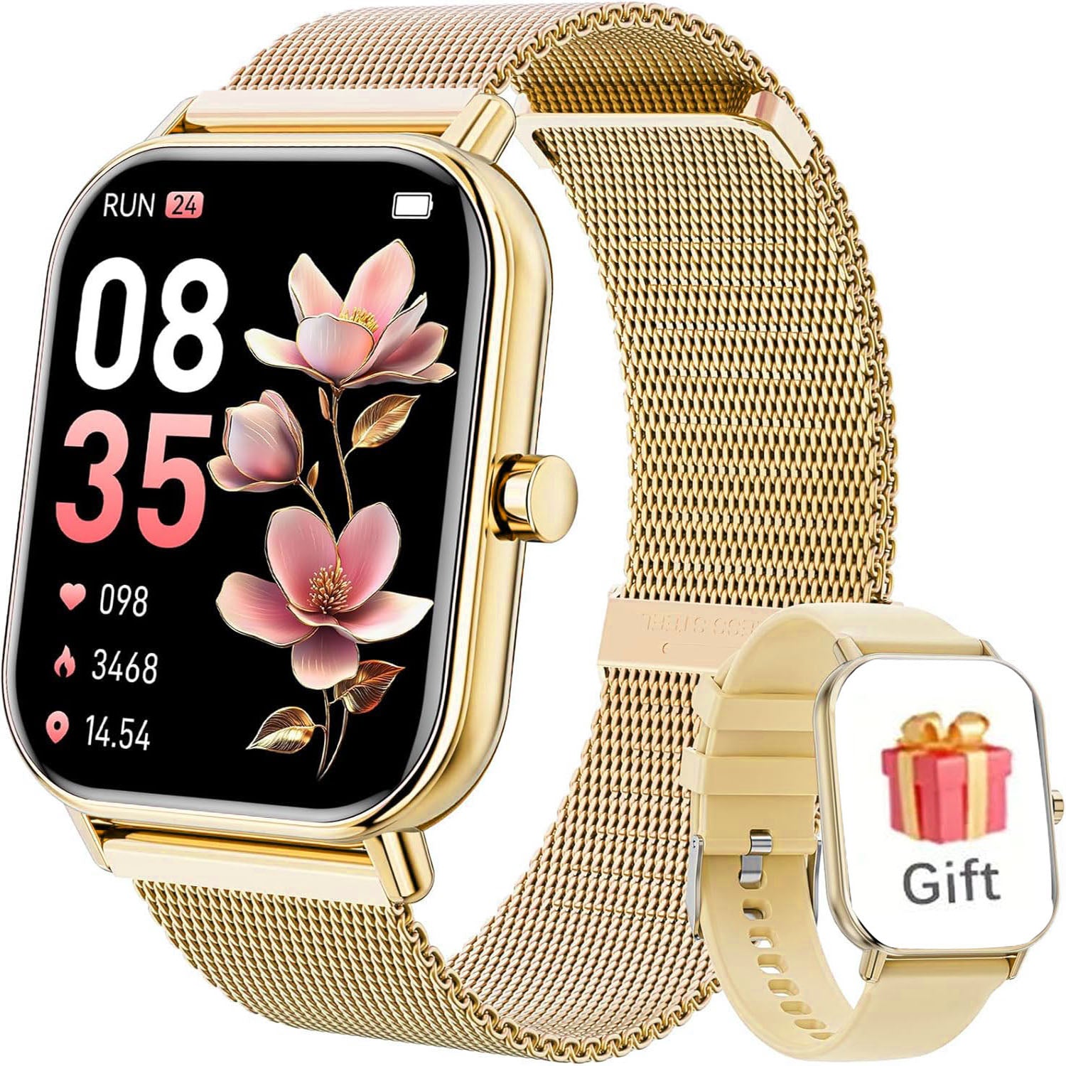 New Smartwatches, Featuring Message Alerts, Call Answering, Health Monitoring, Activity Tracking, Notification Reminders, And Fitness Functions.