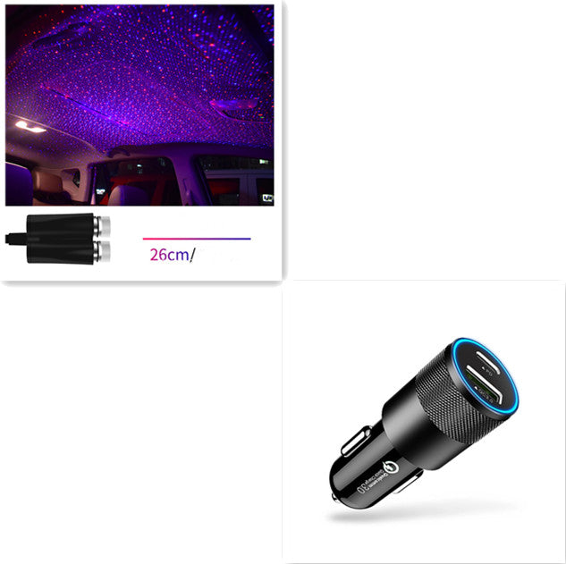 Star Light Projector Party Lights USB LED Interior Car Lights Starry Sky Galaxy Night Lights