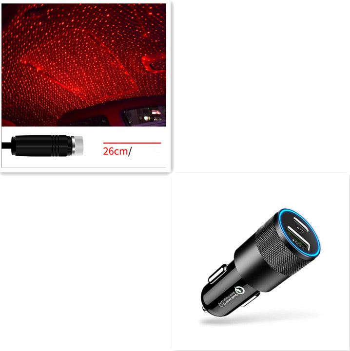 Star Light Projector Party Lights USB LED Interior Car Lights Starry Sky Galaxy Night Lights