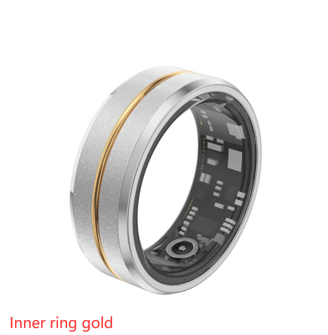 Smart Ring For Men & Women Heart Rate Blood Oxygen Monitoring Multi Sports Modes IP68 Waterproof Smart Rings