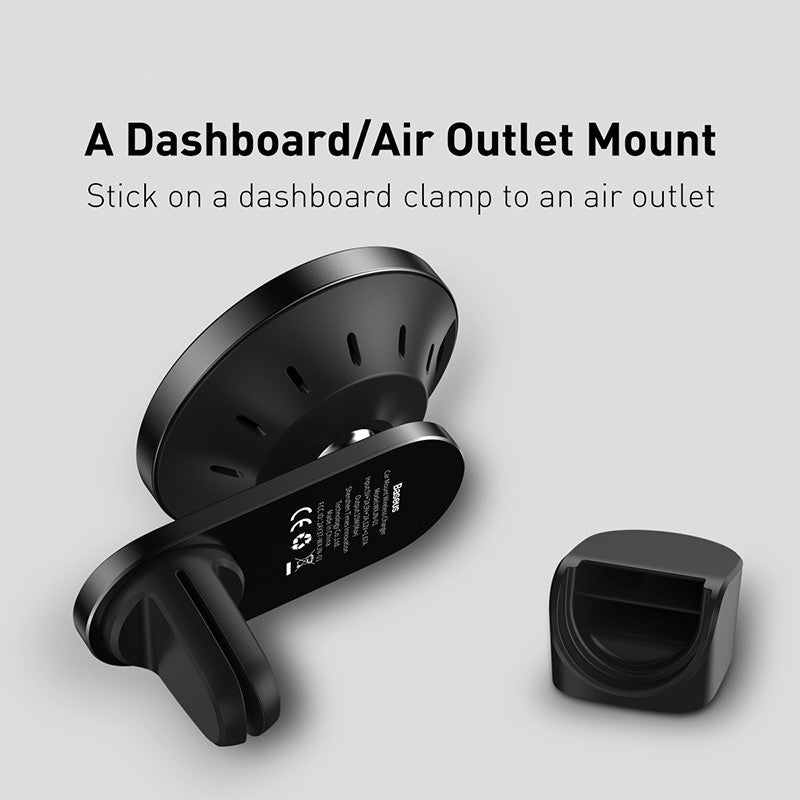 Compatible with Apple , Center Console Magnetic Car Bracket Wireless Charging
