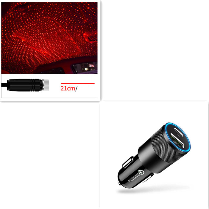 Star Light Projector Party Lights USB LED Interior Car Lights Starry Sky Galaxy Night Lights